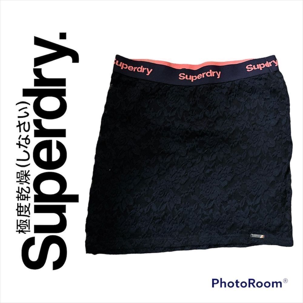𝅺VINTAGE new superdry lace skirt Y2k​​